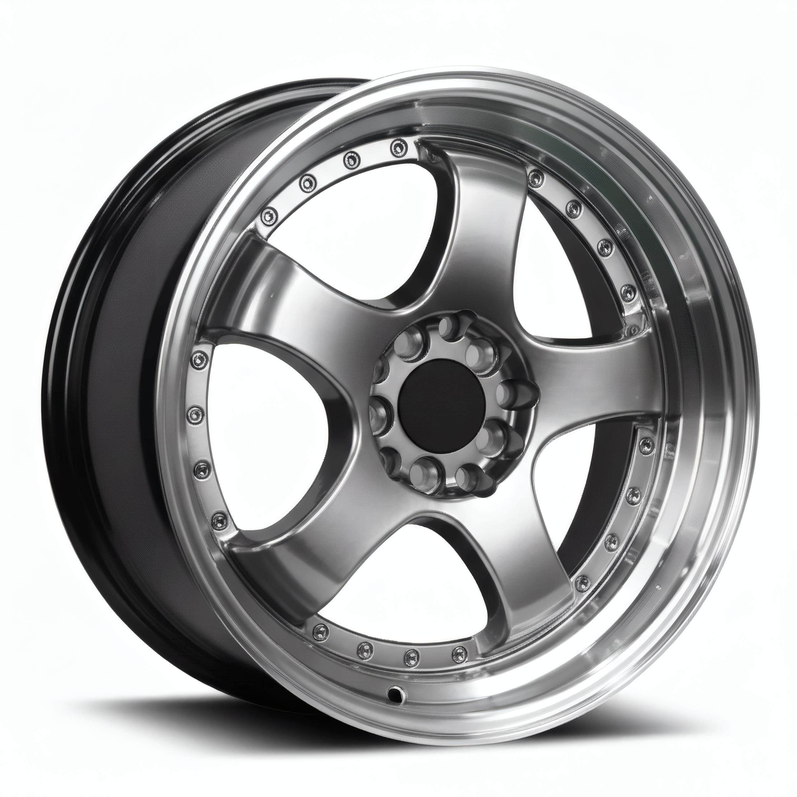 Kaizen 008 deep-dish split-rim style aftermarket wheel